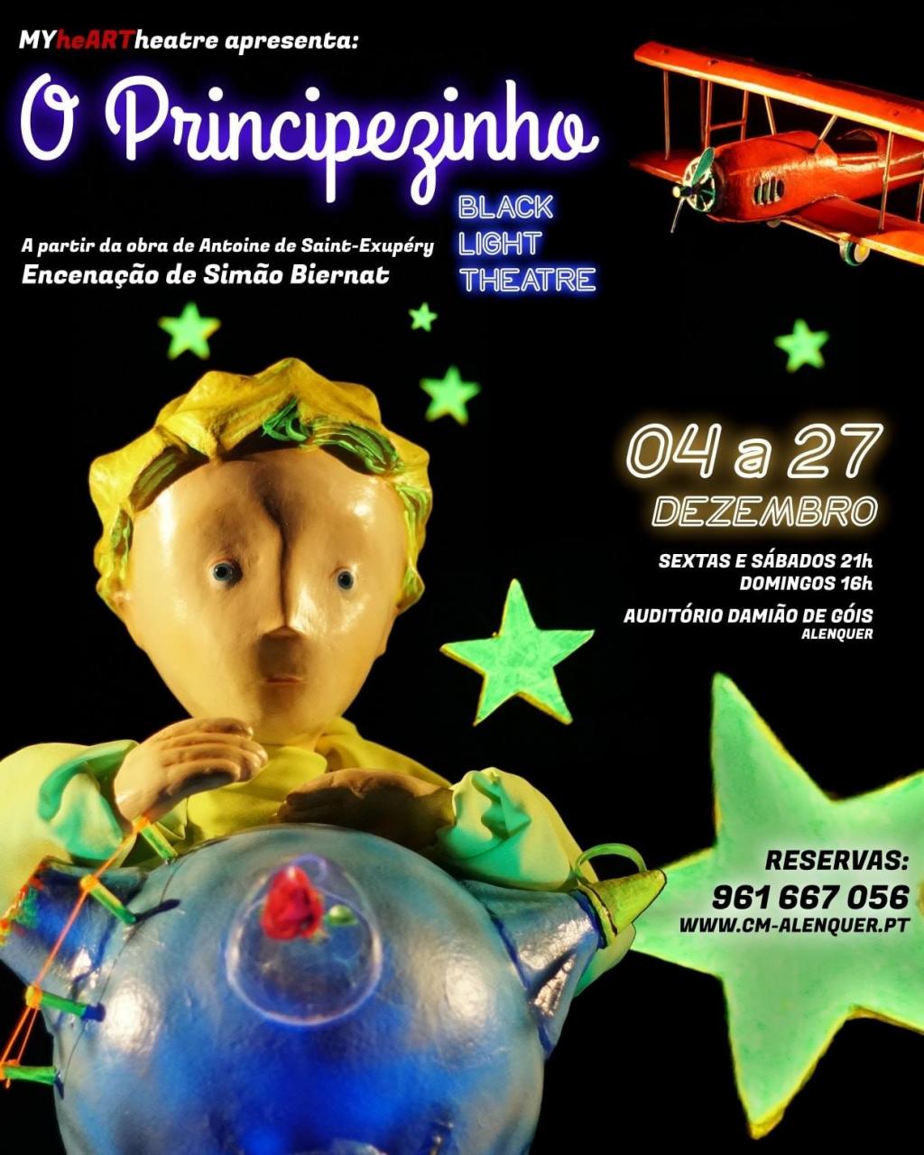 Principezinho em Black Light Theatre